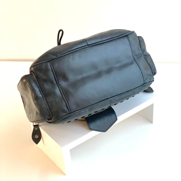 Francesco Biasia Leather Top Handle Small Satchel - Picture 9 of 13